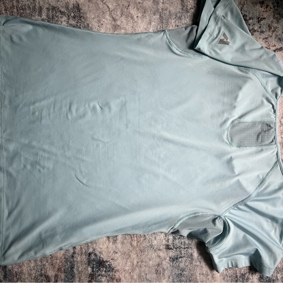 Eddie Bauer Sky Blue V-Neck Women's Sports Tee - Picture 6 of 6